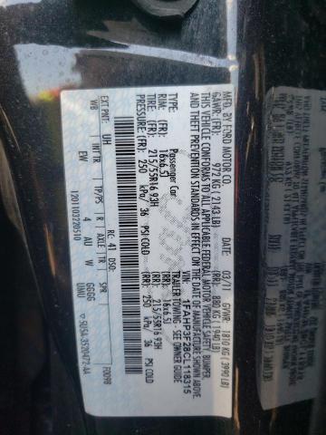 Photo 10 from auction – 2012 FORD FOCUS SE with VIN 1FAHP3F28CL118315