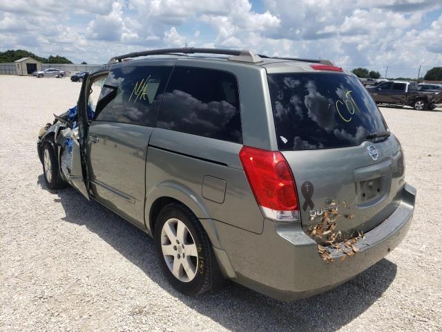 Photo 3 from auction – 2005 NISSAN QUEST S with VIN 5N1BV28U05N130623