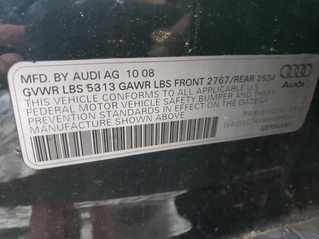 Photo 10 from auction – 2009 AUDI A6 PRESTIG with VIN WAUWG74F99N009094