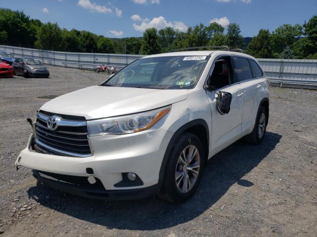 Photo 2 from auction – 2015 TOYOTA HIGHLANDER with VIN 5TDBKRFHXFS148800