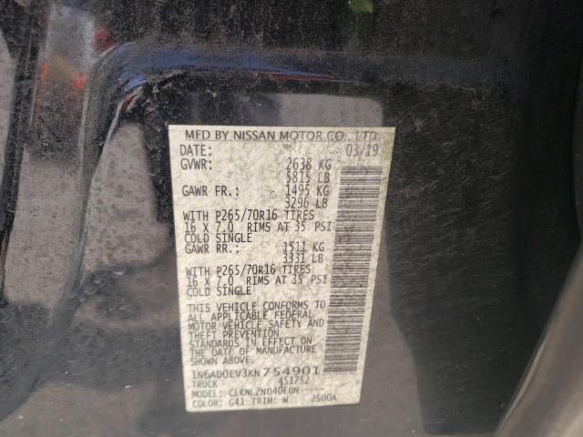 Photo 10 from auction – 2019 NISSAN FRONTIER S with VIN 1N6AD0EV3KN754901