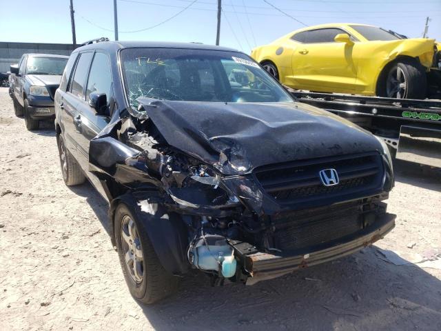 HONDA PILOT EX 2005 with VIN 2HKYF18485H553097 - Photo from auction