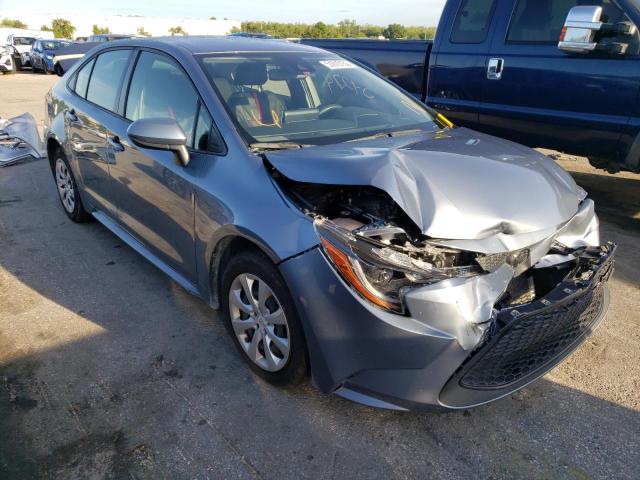 TOYOTA COROLLA LE 2021 with VIN JTDEPMAEXMJ152287 - Photo from auction