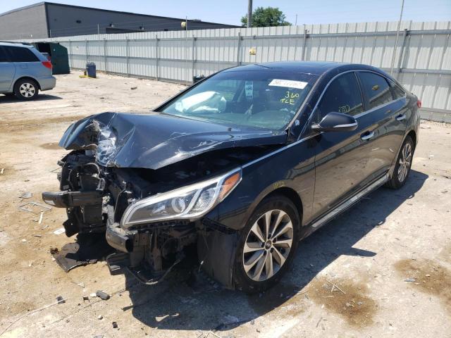 Photo 2 from auction – 2017 HYUNDAI SONATA SPO with VIN 5NPE34AF2HH453235