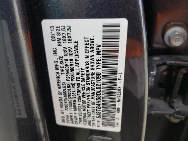 Photo 10 from auction – 2013 ACURA RDX TECHNO with VIN 5J8TB4H58DL021098