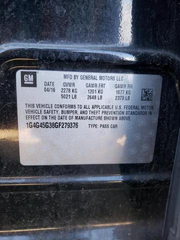 Photo 10 from auction – 2016 BUICK LACROSSE S with VIN 1G4G45G38GF279376