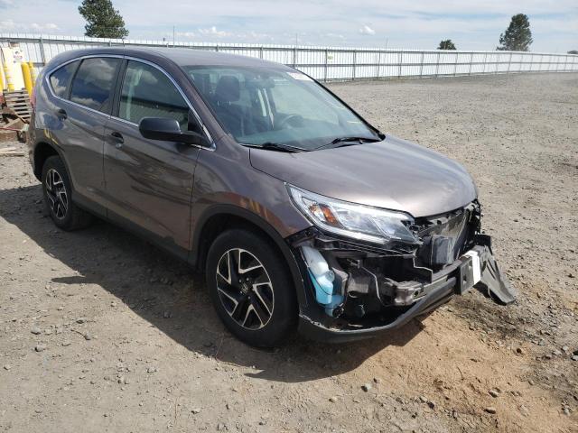 HONDA CR-V SE 2016 with VIN 2HKRM4H48GH668376 - Photo from auction