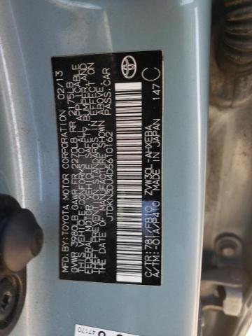 Photo 10 from auction – 2013 TOYOTA PRIUS with VIN JTDKN3DU4D5610162