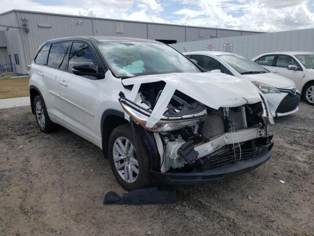 TOYOTA HIGHLANDER 2016 with VIN 5TDBKRFHXGS346892 - Photo from auction
