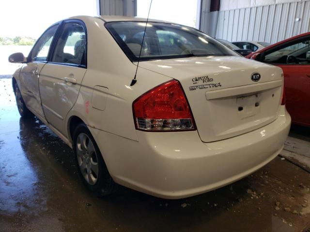 Photo 3 from auction – 2009 KIA SPECTRA EX with VIN KNAFE221X95630926