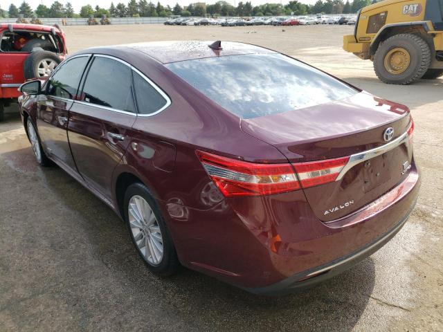 Photo 3 from auction – 2013 TOYOTA AVALON HYB with VIN 4T1BD1EB7DU010712