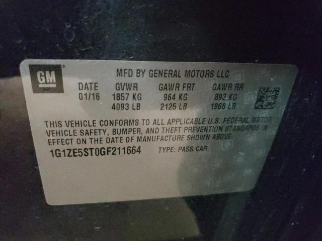 Photo 10 from auction – 2016 CHEVROLET MALIBU LT with VIN 1G1ZE5ST0GF211664