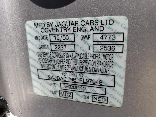 Photo 10 from auction – 2001 JAGUAR S-TYPE with VIN SAJDA01N61FL97948