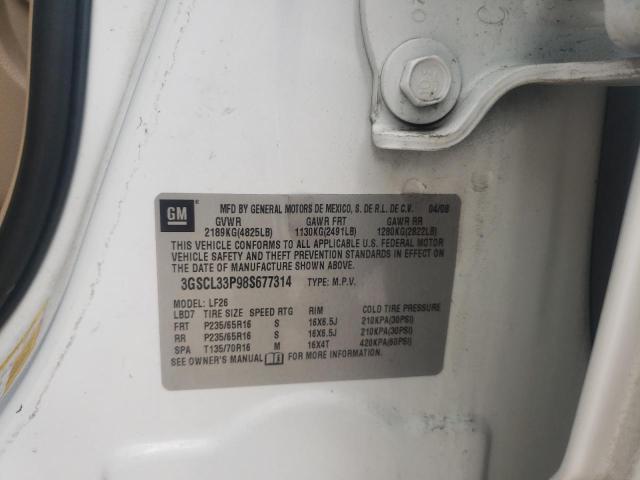 Photo 10 from auction – 2008 SATURN VUE XE with VIN 3GSCL33P98S677314
