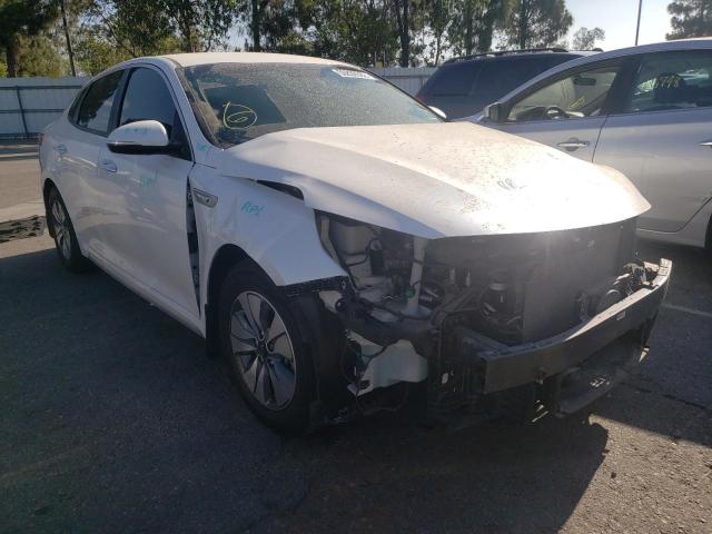 KIA OPTIMA HYB 2017 with VIN KNAGT4LE4H5012605 - Photo from auction