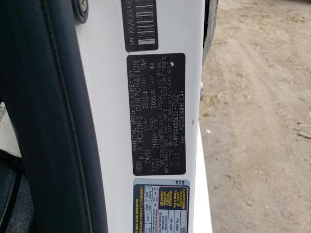 Photo 10 from auction – 2014 KIA FORTE EX with VIN KNAFX4A85E5077522