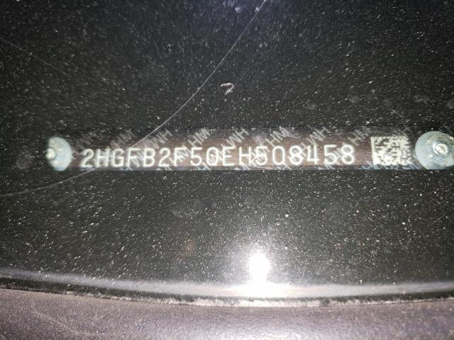 Photo 10 from auction – 2014 HONDA CIVIC LX with VIN 2HGFB2F50EH508458