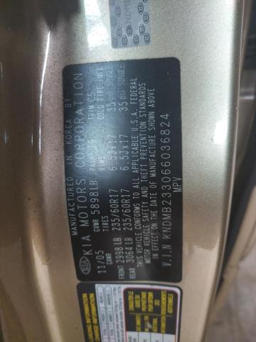 Photo 10 from auction – 2006 KIA SEDONA EX with VIN KNDMB233066036824