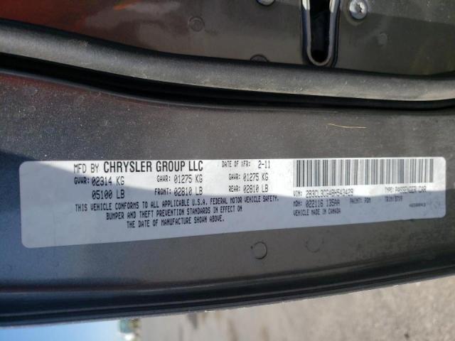 Photo 10 from auction – 2011 DODGE CHARGER with VIN 2B3CL3CG4BH543429