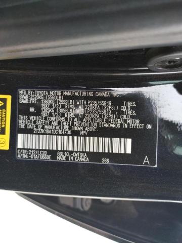Photo 10 from auction – 2013 LEXUS RX 350 with VIN 2T2ZK1BA1DC104730