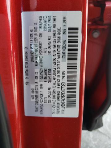 Photo 10 from auction – 2021 MAZDA CX-5 TOURI with VIN JM3KFACM9M0477020