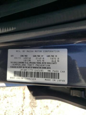 صورة رقم 10 من المزاد - 2015 MAZDA 3 SV مع VIN JM1BM1T77F1265285