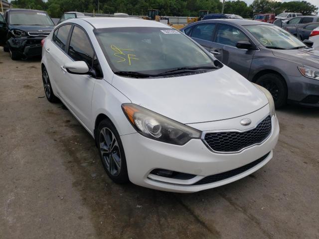 KIA FORTE EX 2014 with VIN KNAFX4A85E5077522 - Photo from auction