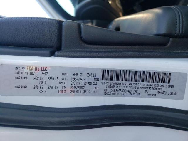 Photo 10 from auction – 2018 JEEP GRAND CHER with VIN 1C4RJFAG3JC129403