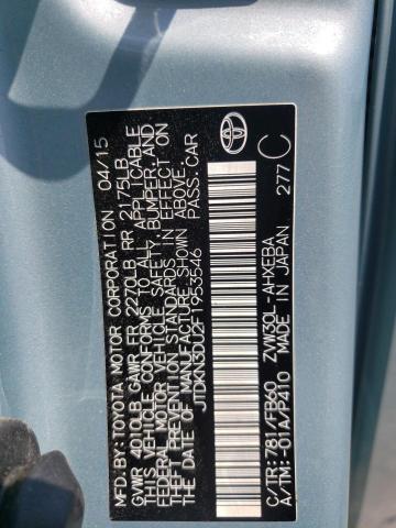 Photo 10 from auction – 2015 TOYOTA PRIUS with VIN JTDKN3DU2F1953546