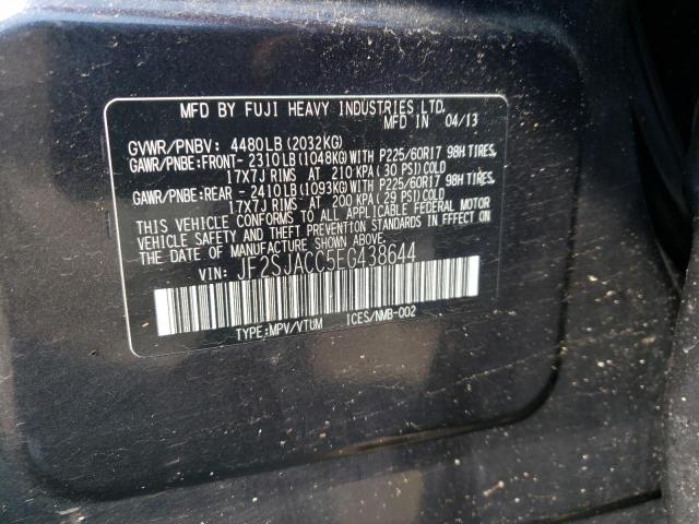 Photo 10 from auction – 2014 SUBARU FORESTER 2 with VIN JF2SJACC5EG438644