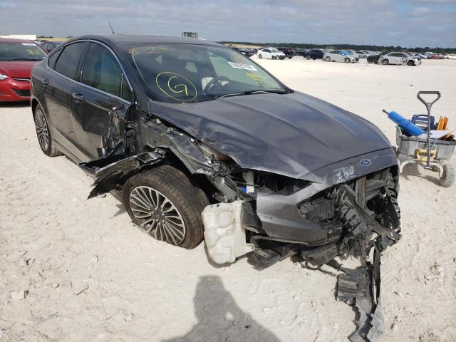 FORD FUSION SE 2018 with VIN 3FA6P0HD3JR149815 - Photo from auction