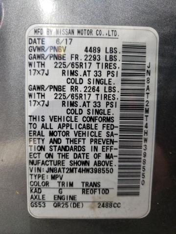 Photo 10 from auction – 2017 NISSAN ROGUE S with VIN JN8AT2MT4HW398550