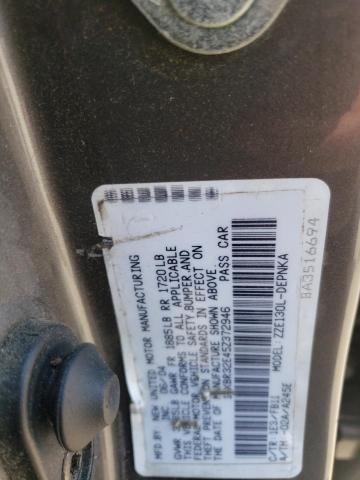 Photo 10 from auction – 2005 TOYOTA COROLLA CE with VIN 1NXBR32E45Z372946
