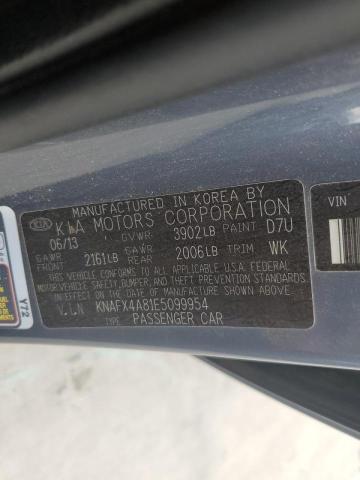 Photo 10 from auction – 2014 KIA FORTE EX with VIN KNAFX4A81E5099954