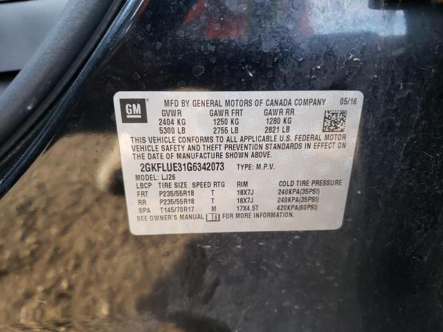 Zdjęcie 10 z aukcji – 2016 GMC TERRAIN SL z VIN 2GKFLUE31G6342073