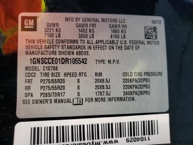 Photo 10 from auction – 2013 CHEVROLET TAHOE C150 with VIN 1GNSCCE01DR106542