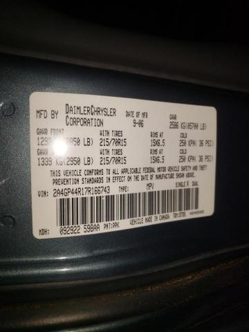 Photo 10 from auction – 2007 CHRYSLER TOWN & COU with VIN 2A4GP44R17R166743