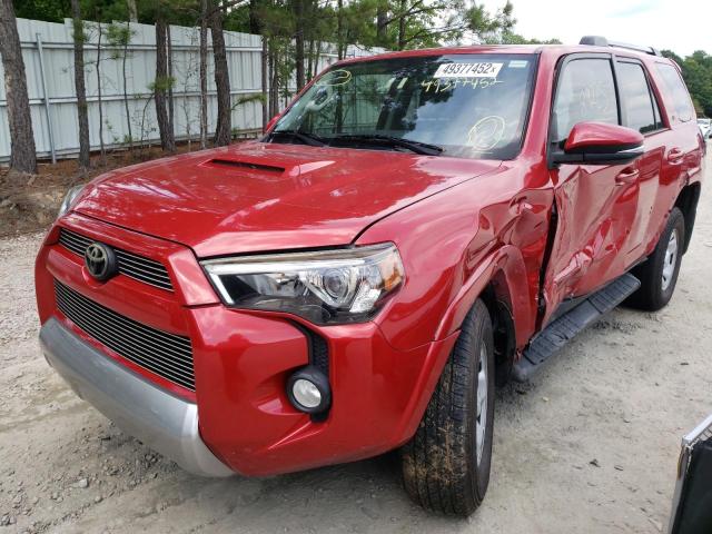 Photo 2 from auction – 2016 TOYOTA 4RUNNER SR with VIN JTEBU5JR0G5324193