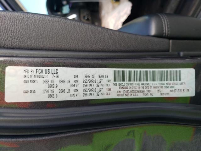 Photo 10 from auction – 2016 DODGE DURANGO SX with VIN 1C4RDJAG1GC468180