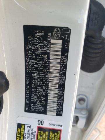 Photo 10 from auction – 2019 TOYOTA COROLLA L with VIN 2T1BURHE8KC178118