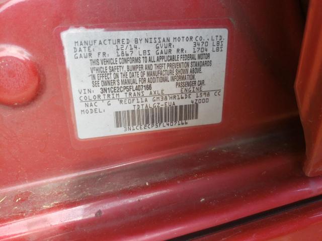 Photo 10 from auction – 2015 NISSAN VERSA NOTE with VIN 3N1CE2CP5FL407166