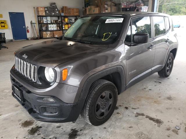 Photo 2 from auction – 2016 JEEP RENEGADE S with VIN ZACCJBAT6GPC78517