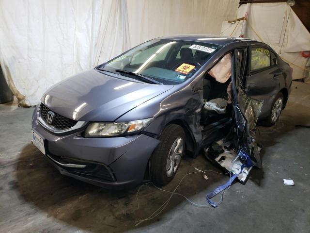 Photo 2 from auction – 2014 HONDA CIVIC LX with VIN 2HGFB2F50EH508458