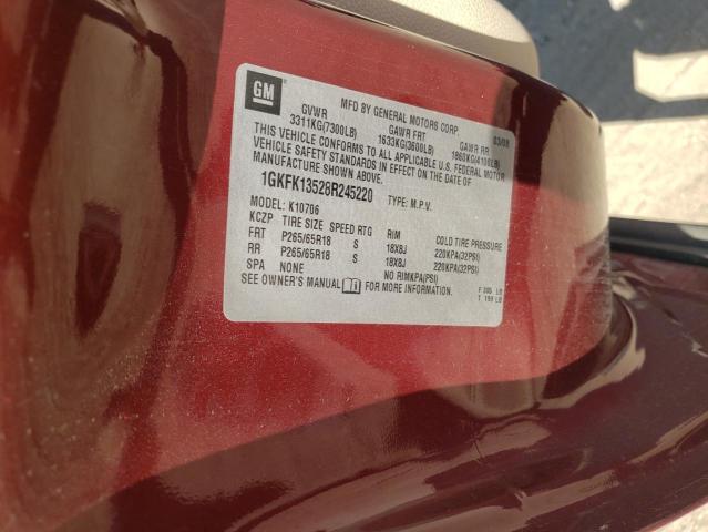 Photo 10 from auction – 2008 GMC YUKON HYBR with VIN 1GKFK13528R245220