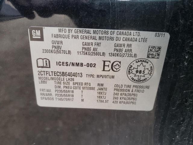 Photo 10 from auction – 2011 GMC TERRAIN SL with VIN 2CTFLTEC5B6404013