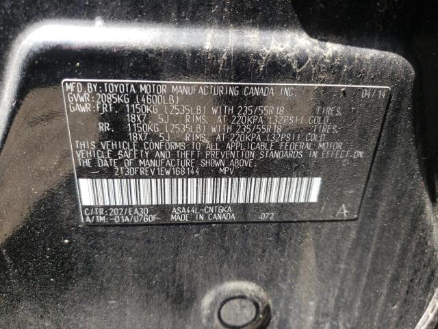 Photo 10 from auction – 2014 TOYOTA RAV4 LIMIT with VIN 2T3DFREV1EW168144