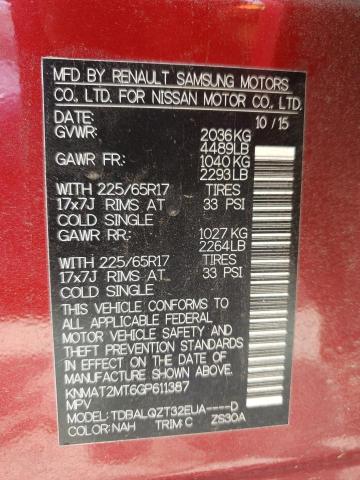 Photo 10 from auction – 2016 NISSAN ROGUE S with VIN KNMAT2MT6GP611387