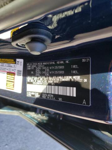Photo 10 from auction – 2021 TOYOTA HIGHLANDER with VIN 5TDJZRBH5MS132630