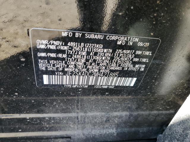 Photo 10 from auction – 2021 SUBARU FORESTER with VIN JF2SKADC2MH421885