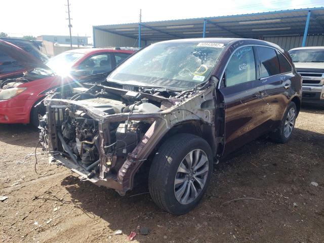 Photo 2 from auction – 2015 ACURA MDX TECHNO with VIN 5FRYD4H45FB017813